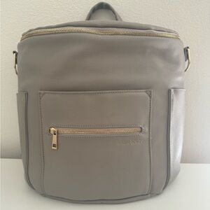 Fawn Designs diaper bag in Pebble